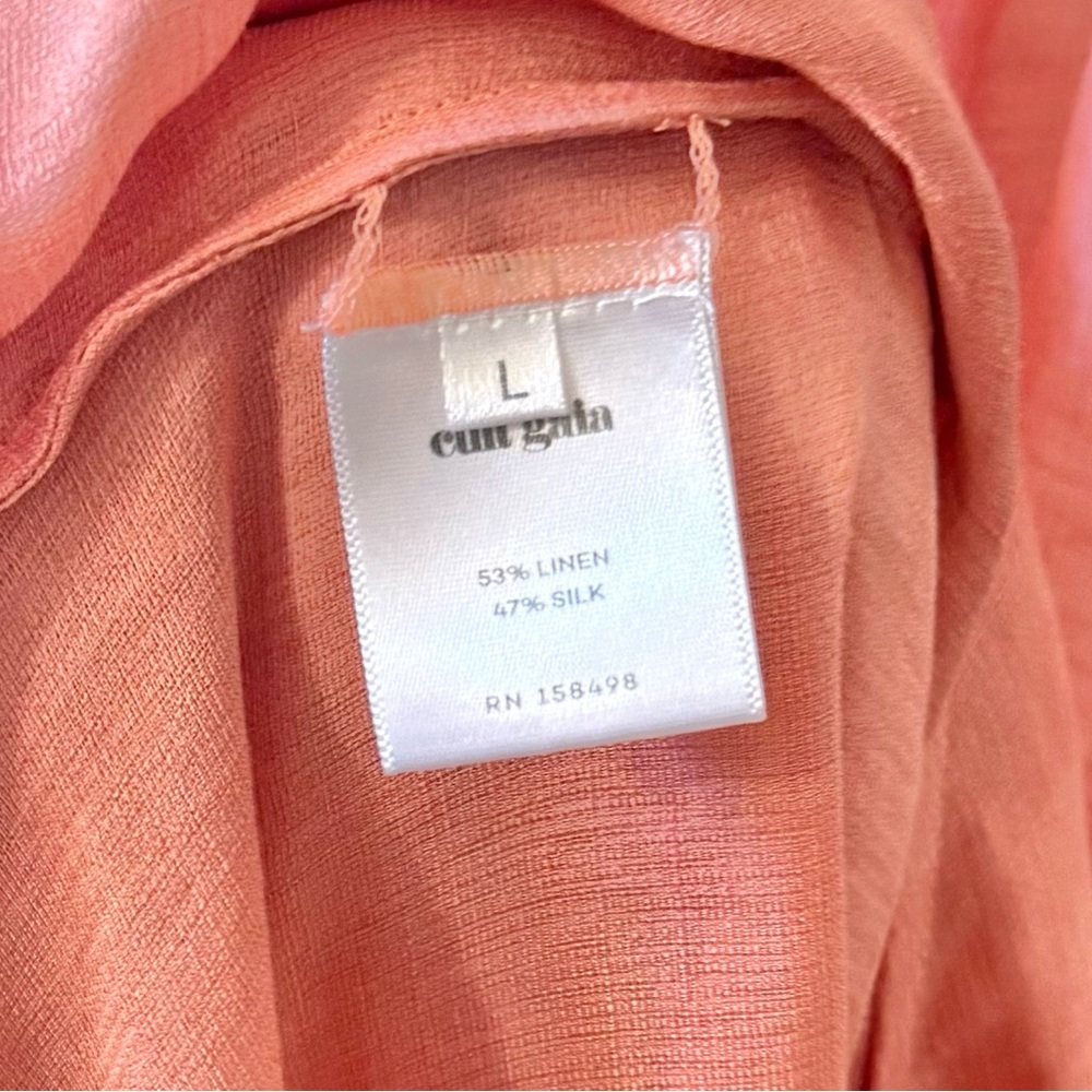 CULT GAIA Solene Midi Dress in Jaipur Pink Sz L - Picture 6 of 7